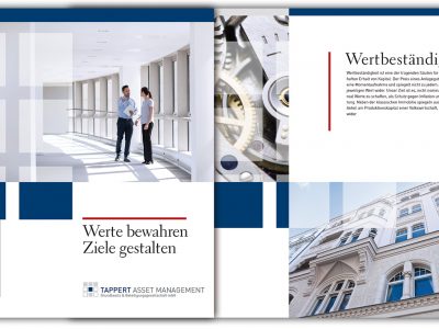 Broschüre: Präsentation der Tappert Asset Management | Köln