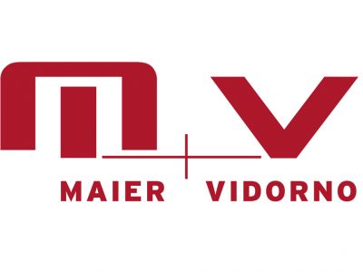 Logo: Maier + Vidorno | Köln | Mumbay