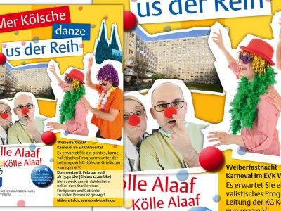 Plakat: EVK Köln Weyertal | Karneval 2018