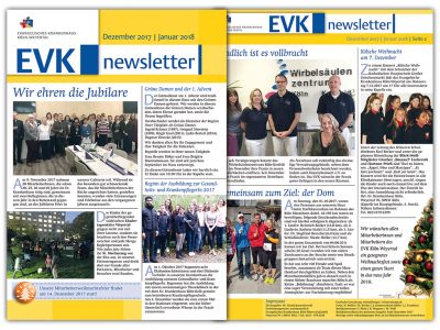 Newsletter: EVK Newsletter - Evangelisches Klinikum Köln Weyertal